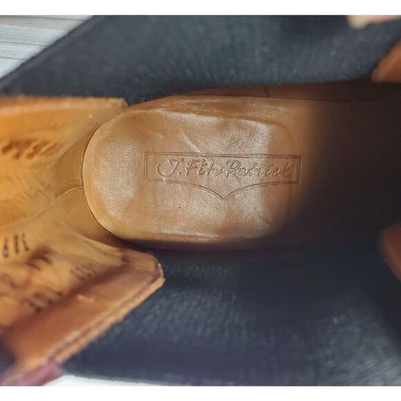 J Fitzpatrick Chelsea Boots Mens 10 E Alki MTO LPB Last City Rubber Sole Shoes - Picture 15 of 16